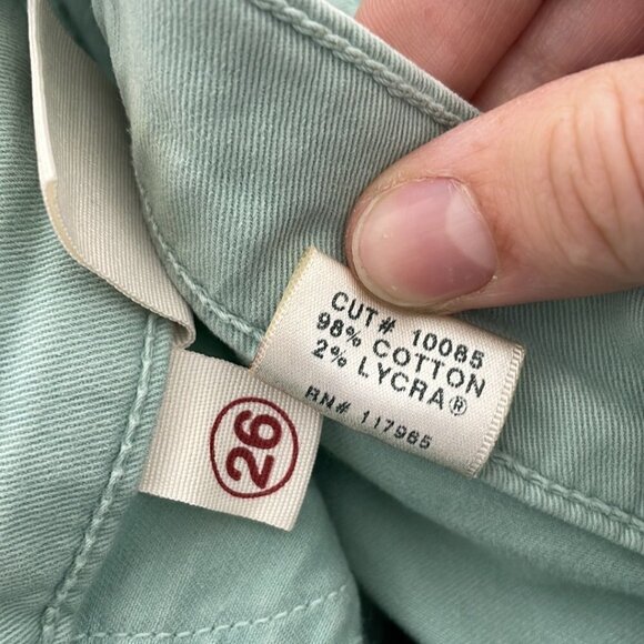 J Brand Juniper Jeans Skinny Leg Denim Green Size 26 - Picture 10 of 13